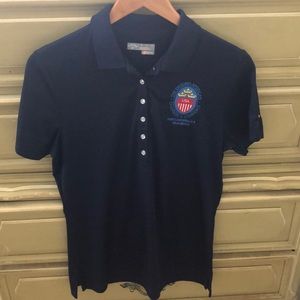 NWOT Ladies Callaway Navy Blue Golf Polo Shirt